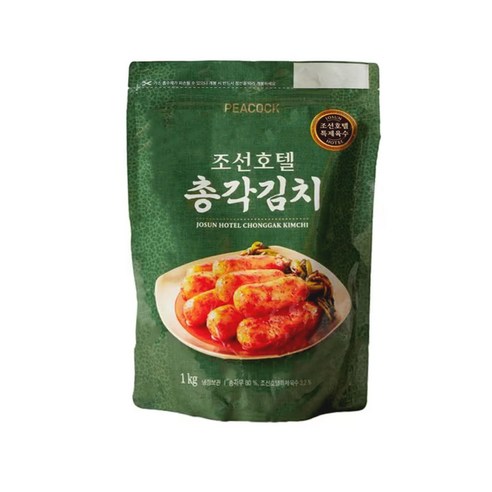 [피코크] 조선호텔 총각김치 2kg (1kgx2팩)