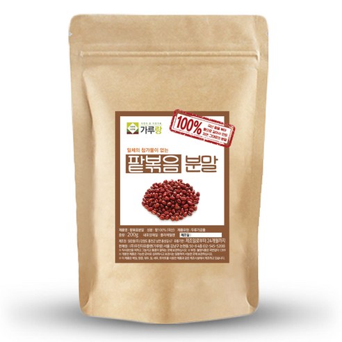 가루랑v 100% 국산 팥분말(볶음) 선식 200g