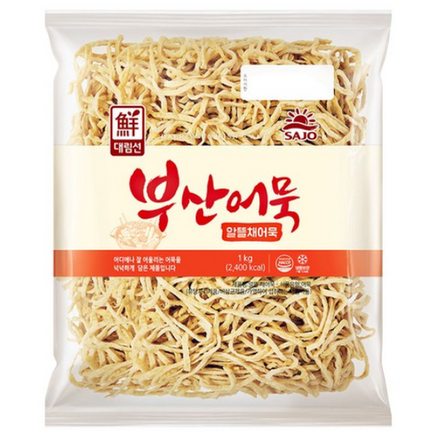대림선 부산어묵 알뜰채어묵 1kg 냉동, 3개, 1kg