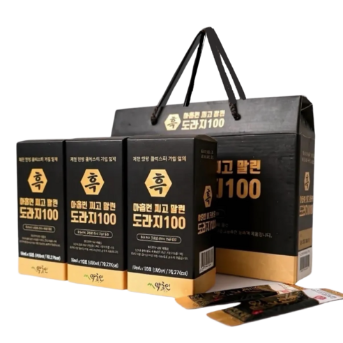 배즙을 넣지않은 아홉번 찌고말린 도라지진액 스틱10ml 30포, 30개, 10ml