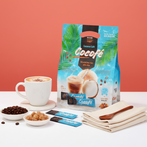 COCOFE 베트남 커피 코코넛 믹스 스틱 커피