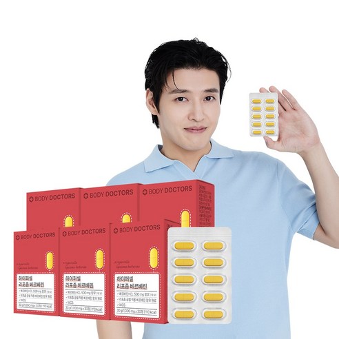 [공식] 바디닥터스 하이퍼셀 리포좀 베르베린, 6개, 30정