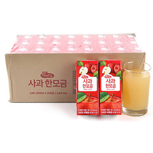 자연드림 해피푸르츠 사과한모금 120ml*24개입
