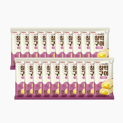 굽네 속이꽉찬 찰떡구이 고구마치즈 100g, 20개, 100g
