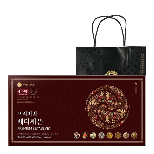 주원생활건강 성수당 프리미엄 베타세븐 베타글루칸 홍삼 버섯차