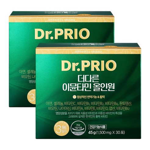 닥터프리오 더다른 이뮨타민 올인원 30p