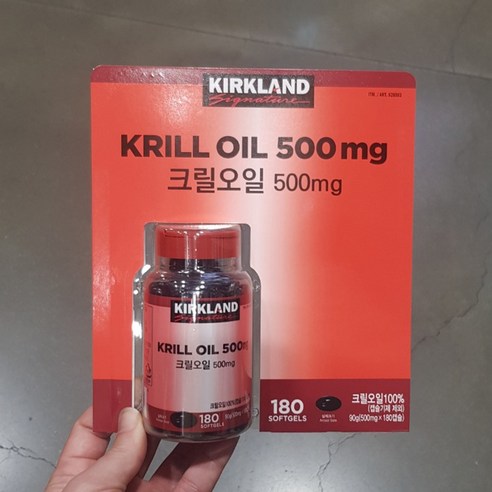 크릴오일 500mg, 180정, 1개