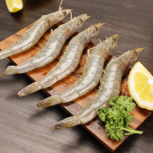 바다받아 흰다리새우 다이아몬드 화이트 냉동새우, (약 31-40미) 500g, 1개