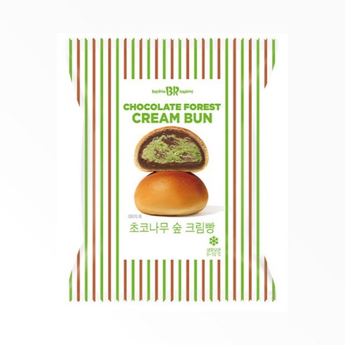 배스킨 초코나무숲크림빵 120g x 12개