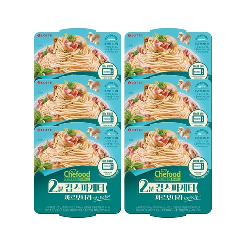 Chefood 까르보나라 스파게티 220gx6