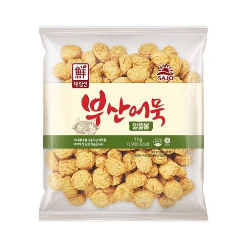 [사조대림] 알뜰볼어묵 1kg, 3개
