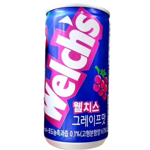 웰치스 그레이프 포도맛 미니캔