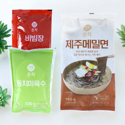 [온작]이영자 제주 메밀면 20인분 세트(메밀면20팩+육수10팩+비빔장10팩)