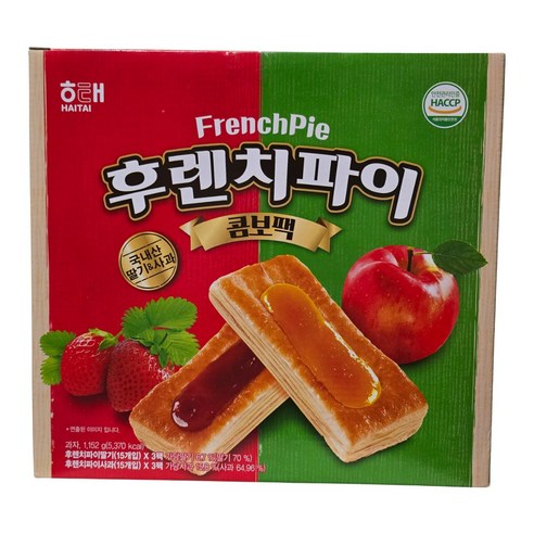 해태 후렌치파이 콤보, 1.152kg, 1개