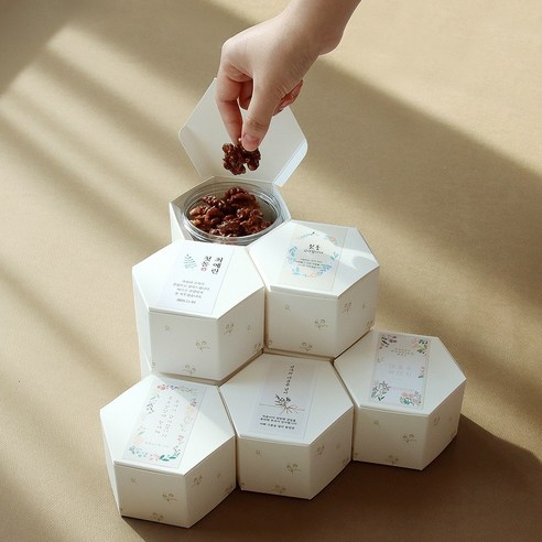 선물담길 호두정과 호두강정 답례품 결혼 조문 돌 90g, 1세트, 호두정과답례품90g