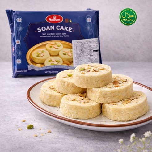 Haldirams Soan Cake Flaky Desi Sweets 할디람 소안 케이크 바삭한 디저트