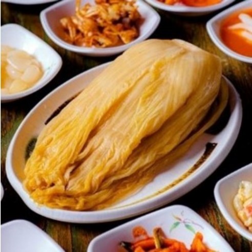 [국내] 정통숙성 주은맑은물에 씻어낸 하얀묵은지 1kg