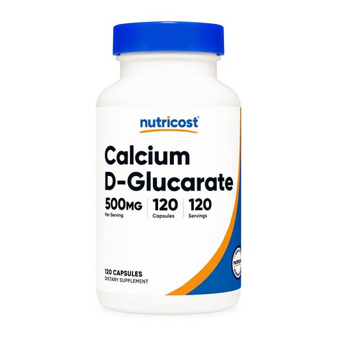 뉴트리코스트 칼슘 D-글루카레이트 500mg 120캡슐 1병