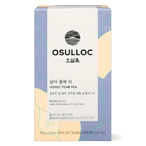 오설록 삼다 꿀배 티