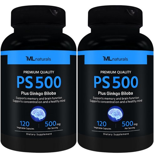 [미국빠른직구] 신제품 마이라이프 내추럴스 PS 500 (포스파티딜세린 500mg + 징코 빌로바)