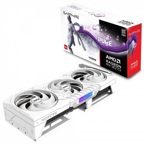 SAPPHIRE SAPPHIRE 라데온 RX 9070 PURE OC D6 16GB