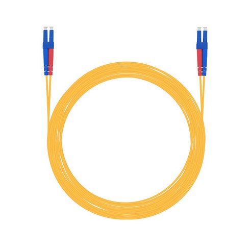넥스트 NEXT-LL205SM 광점퍼코드 광패치코드 LC-LC 5M 싱글모드 광케이블 SFP 1.25Gbps, 노랑 싱글모드, 1개, 5m