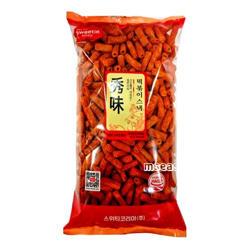 삼천리에프앤지 떡볶이스낵 1kg 대용량간식 대용량과자