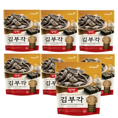 동원 양반 김부각, 50g, 7개