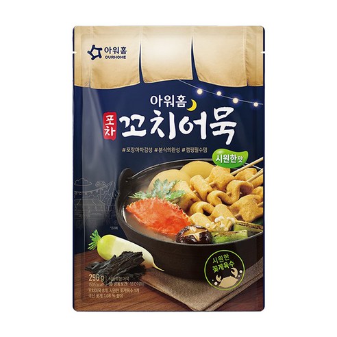 아워홈 포차 꼬치어묵 296g 꽃게육수포함/ 시원한맛, 2개, 296g