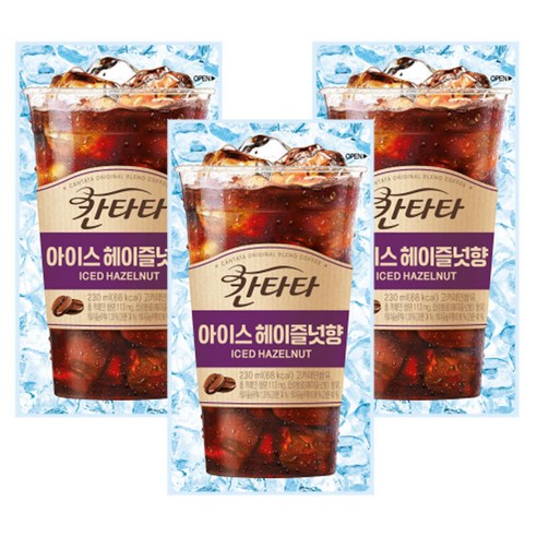 칸타타 헤이즐넛 파우치 230ml 50팩