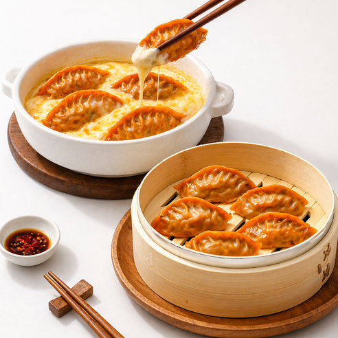 장이당 국내산 아주매운 김치만두, 1kg, 1개