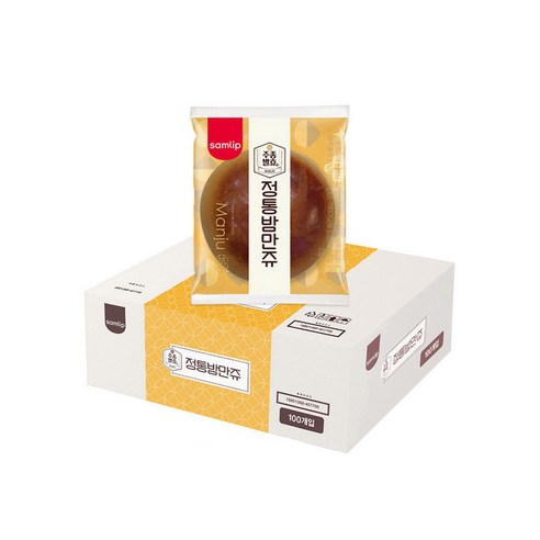 삼립 주종발효 정통 밤만쥬 23g x 100개입, 23g, 100개