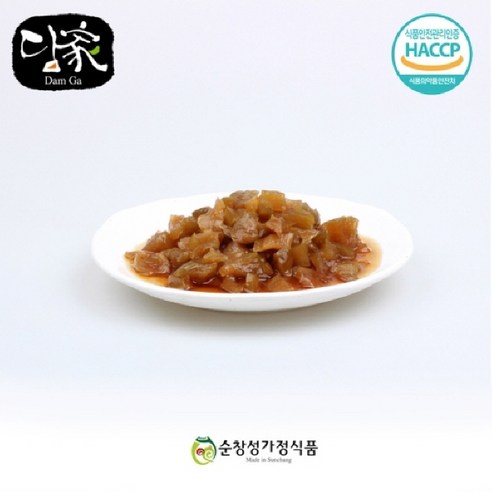 (무료배송)국내산 농산물로 4대를 이어온 전통 장류의 명가/순창 성가정식품/울외 장아찌, 500g, 3개