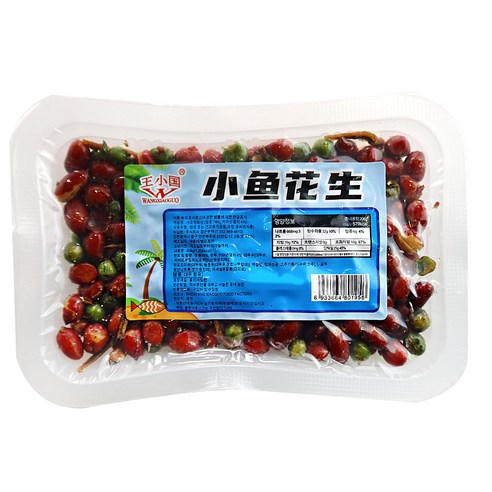 [대국맛짱] 맥주안주 멸치땅콩 완두콩 샤오위화성 [일요일/당일발송]