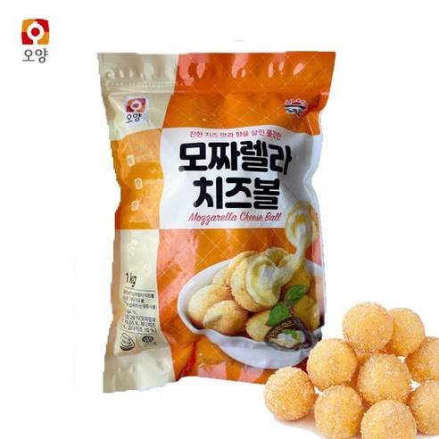 사조오양 모짜렐라 치즈볼1Kg x 8개 미니 치즈볼, 1kg, 8개