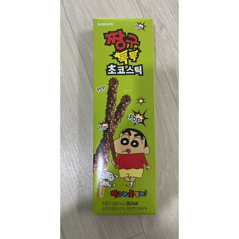짱구 톡톡 초코스틱, 54g, 2개