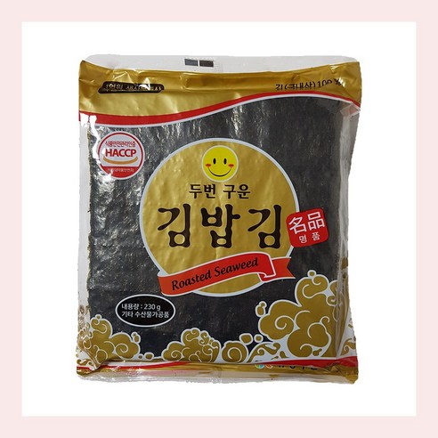 프레시미 유창 두번구운 김밥김(명품) 230g 100매 80봉, 230g, 80개