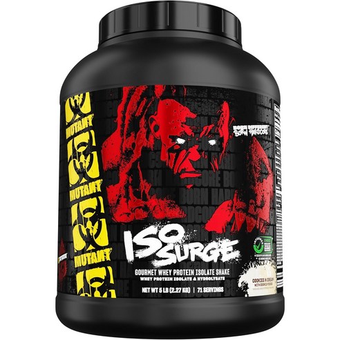 뮤턴트 ISO 서지 분리 유청 단백질 파우더 빠르게 작하여 근육 강화 벌크 근력 향상에 도움 0.7kg 1., 1개