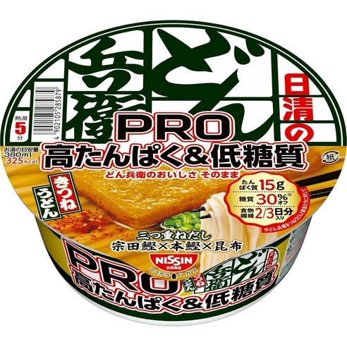 돈베이 PRO 키츠네 우동 고단백 저탄수, 1개