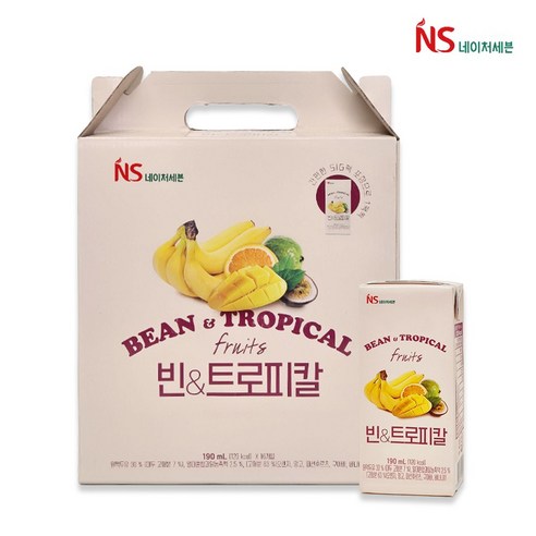 네이처세븐 빈앤트로피칼 190ml 32팩