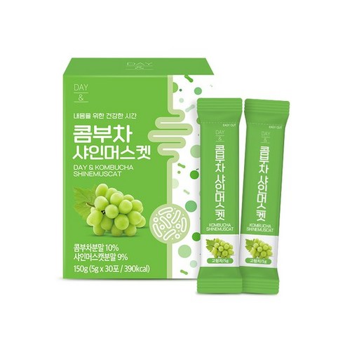 데이앤 콤부차 샤인머스켓 5g 30개입 1개, 150g, 1개