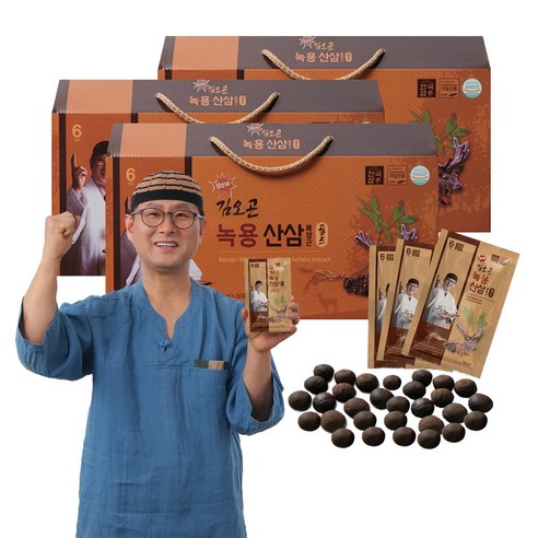 김오곤원장 녹용 산삼 배양근 골드 + 침향환증정, 90개, 70ml