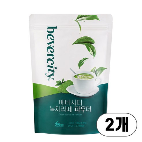 세미 녹차라떼 파우더