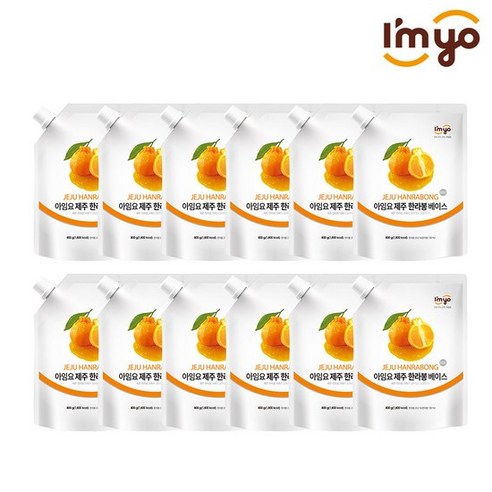 아임요 제주 한라봉 베이스 800g x 12개, 800g, 12개