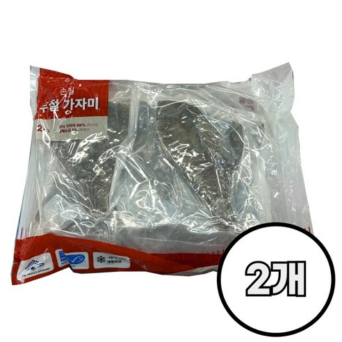코스트코 손질 두절 가자미 /냉동 생선구이 반찬, 2개, 2kg