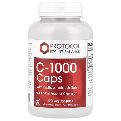 Protocol for Life Balance 바이오플라보노이드 앤드 루틴 C-1000 베지캡슐 120정