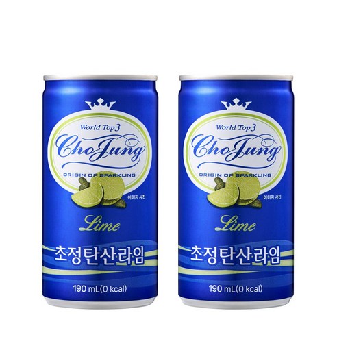 일화 초정탄산수 라임(탄산음료), 190ml, 90개
