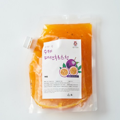 동화속 수제청 과일청 자일로스 패션후르츠청, 1kg, 1개, 1개입