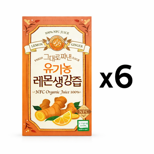 홀베리 그대로 짜낸 유기농 레몬 생강즙 14p