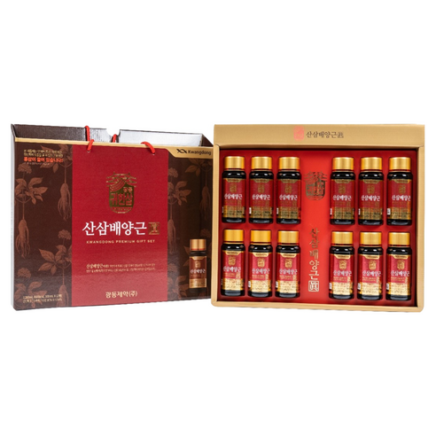 광동제약 광동산삼배양근 진액 12병 100ml 12병 2박스